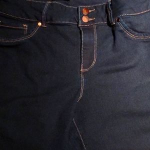 Women's D. Jeans dark blue skinny jeggins 14